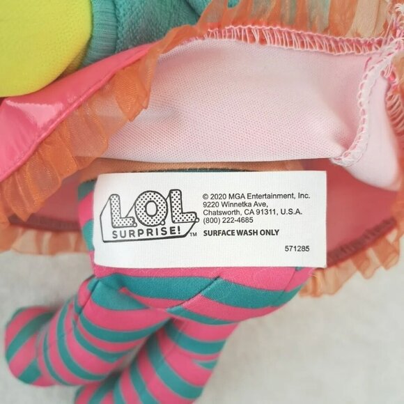 Lol Surprise Neon Qt Huggable Soft Plush Doll Big Eyes 16” 2020 - Picture 6 of 8